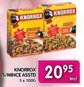 Knorrox S/Mince Asstd-5x100gm 