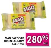 Maq Bar Soap Green Laundry-144x125gm