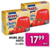 Moirs Jelly Asstd-6x80gm