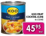 Koo Fruit Cocktail (Can)-6x225gm