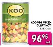 Koo Veg Mixed Curry Hot-12x420gm