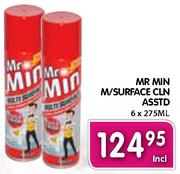 MR Min M/Surface CLN Asstd-6x275ml
