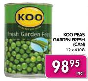 Koo Peas Garden Fresh (Can)-12x410gm