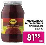 Koo Beetroot Salad Grated & Spiced (Can)-6x780gm