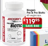 Biogen Pre & Pro Biotic-60 Vegecaps