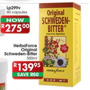Herba Force Original Schweden-Bitter-500ml