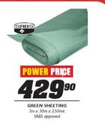 Green Sheeting-3mx30mx250mic
