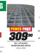 Ref 193 Black Reinforcing Mesh- 2.4m X 6.0m 