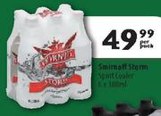 Smirnoff Storm Spirit Cooler-6x300Ml Per Pack