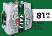 Castle Lite Handles-12x340Ml Per Pack