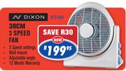 Dixon 30cm 3 Speed Fan (KYT-HUA)