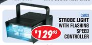 Strobe Light With Flashing Speed Controller(QS003)