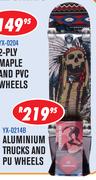 Rippa Skateboards Aluminium Trucks & PU Wheels (YX-0214B)