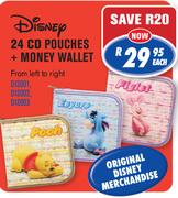 Disney 24 CD Pouches + Money Wallet(DIS001,DIS002 & DIS003)-Each