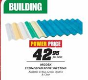 Modek Econospan Roof Sheeting-Per Metre