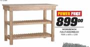 Workbench Fully Assembled-900x600x1200
