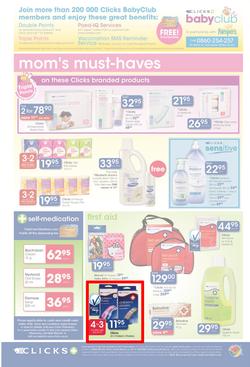 Clicks : You Pay Less, Baby Savings (25 Oct - 10 Nov 2013), page 8
