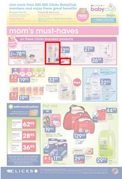 Clicks : You Pay Less, Baby Savings (25 Oct - 10 Nov 2013), page 8