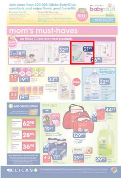 Clicks : You Pay Less, Baby Savings (25 Oct - 10 Nov 2013), page 8