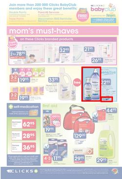 Clicks : You Pay Less, Baby Savings (25 Oct - 10 Nov 2013), page 8