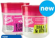 Easy Waves Treat & Style Fibre Creme, Edge Tamer Gel Or 60 Second Conditioner-125ml Each