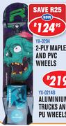 Rippa Skateboards 2-Ply Maple And PVC Wheels YX-0204