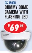 Dummy Dome Camera With Flashing LED-DS-1500B