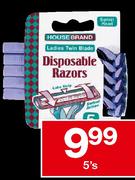 Disposable Razors For Ladies -5's
