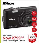 Nikon S2700 Digital Camera