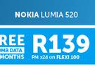 Nokia Lumia 520-On Flexi 100