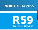 Nokia Asha 2055-On Flexi 50