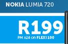 Nokia Lumia 720-On Flexi 100