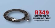 Griffin USB To Lightning Cable For iPhone 5/5s
