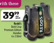 Redd's Bold Crisp Premium Edition Handies-6 x 330ml Per Pack