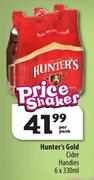 Hunter's Gold Cider Handles-6x330ml Per Pack