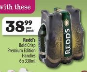 Redd's Bold Crisp Premium Edition Handles-6x330ml