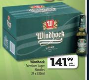 Windoek Premium Lager Handies-24x330ml 