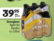 Strongbow Apple Ale Handles-6x330ml