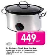 Swan 8L Stainless Steel Slow Cooker SSC8