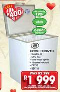 Fin 192L Total Capacity Chest Freezer CF210