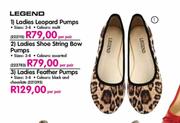 Legend Ladies Leopard Pumps