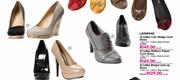 Legend Ladies Cork Wedge Court Shoes