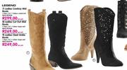 Legend Ladies Cut Out Mid Boots