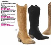 Legend Ladies Cowboy Mid Boots