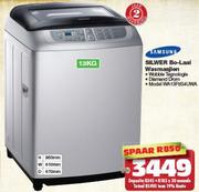 Samsung 13kg Silwer Bo-Laal Wasmasjien WA13F5S4UWA