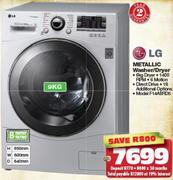 LG 9kg Metallic Washer/Dryer F14A8RD5