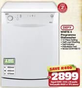Defy White 4 Programme Dishwasher DDW168/73