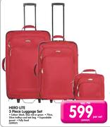 Hero Lite 3 Piece Luggage Set 