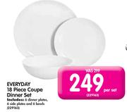 Everyday 18 Piece Coupe Dinner Set 