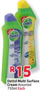 Dettol Multi Surface Cream Assorted-750ML Each